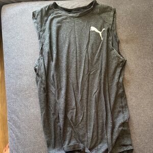 Puma Charcoal Sleeveless Top